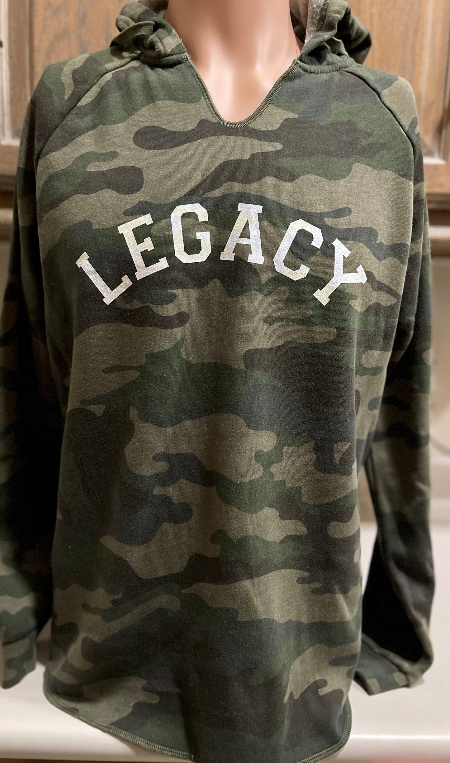 Women's Hooded Sweatshirt-ITC-Camo