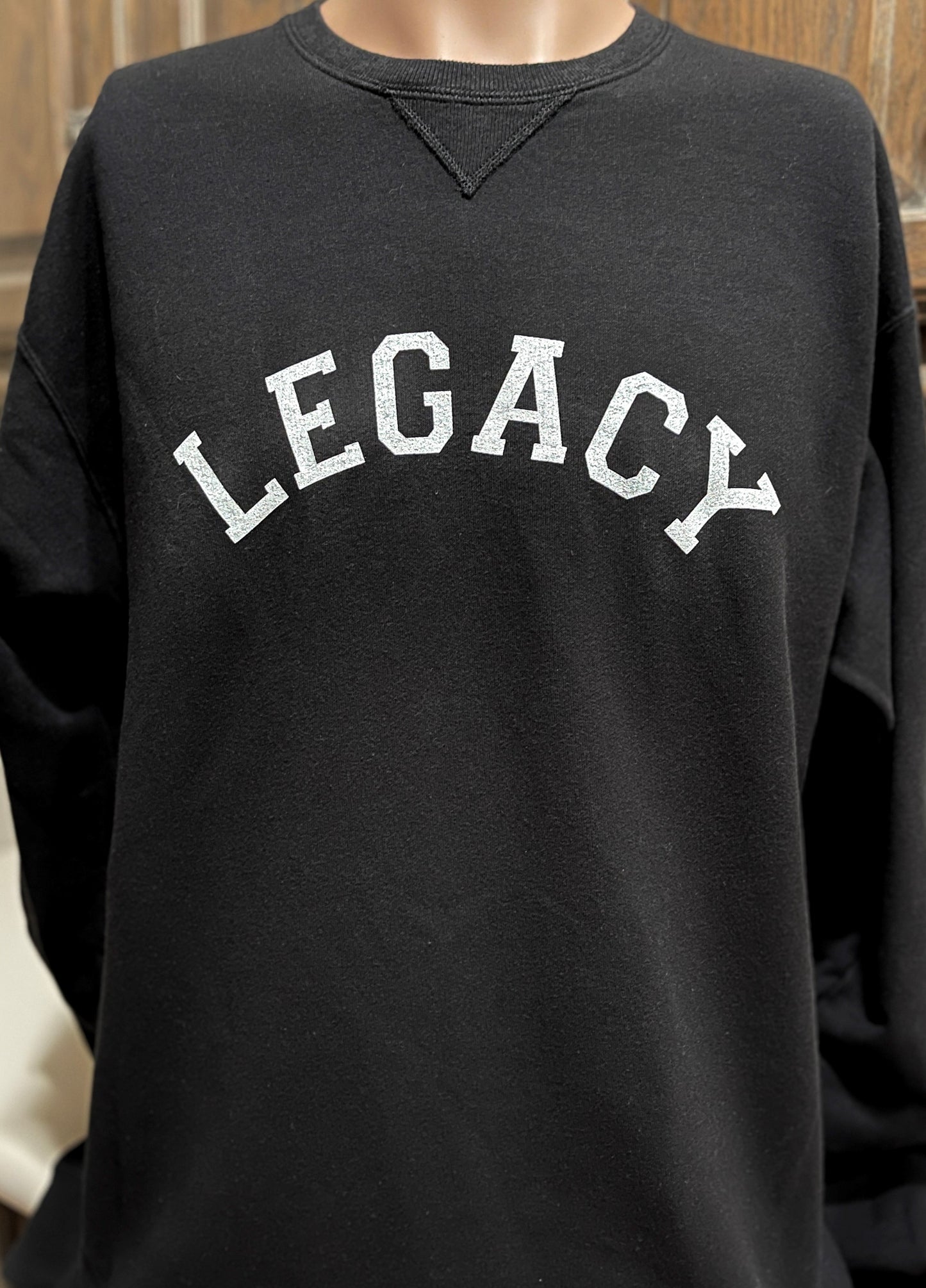 Crewneck Legacy Sweatshirt-Hanes Comfort Wash