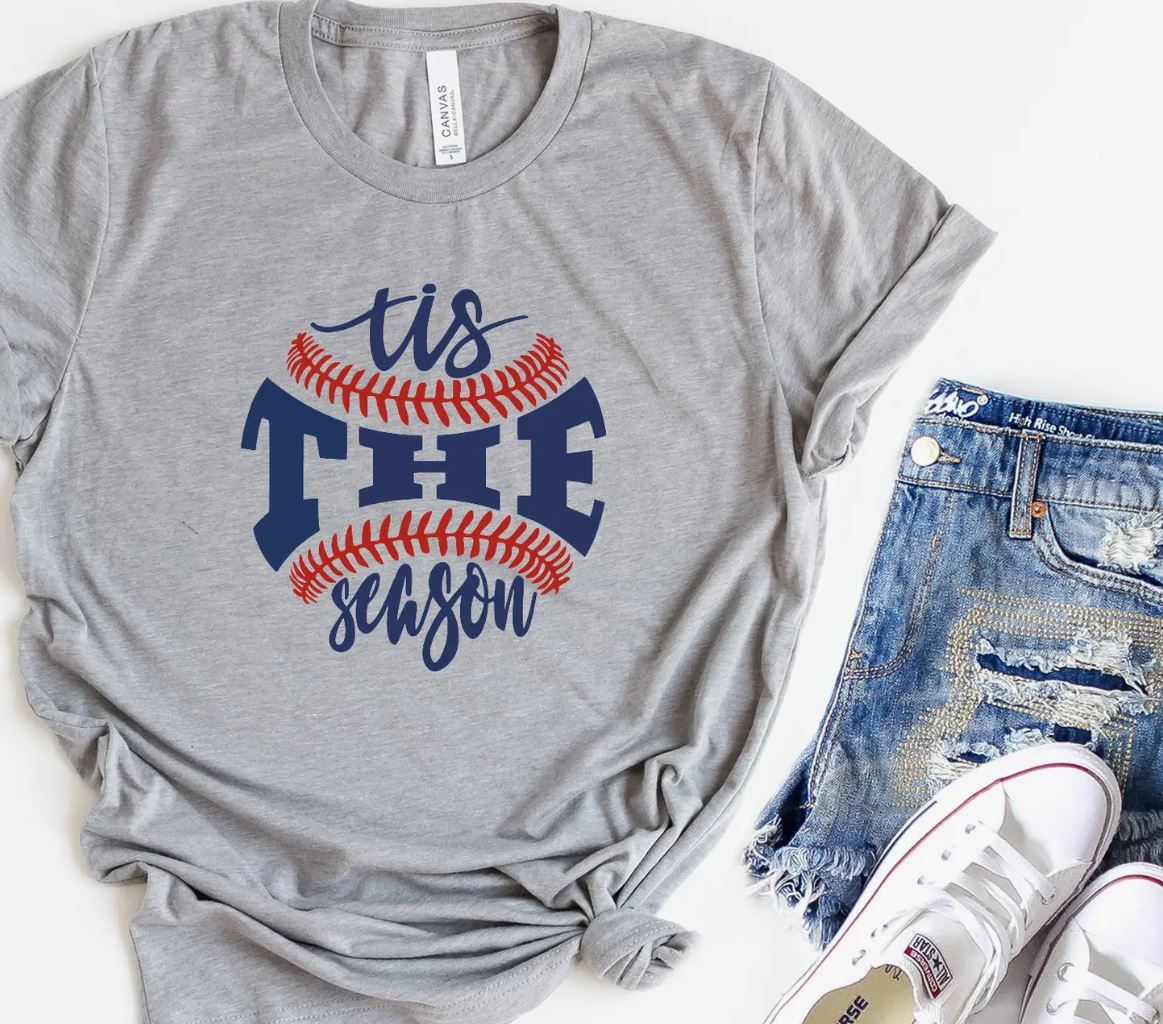 Tis The Season Baseball-T-Shirt